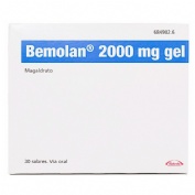 BEMOLAN 2000 mg GEL ORAL , 30 sobres